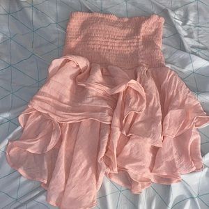 Shein Hem Shirred Skirt